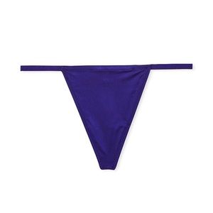 NWOT VICTORIA’S SECRET V-Hardware V-String Panty Smooth Night Ocean